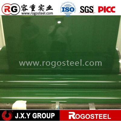 galvanized base color coated steel