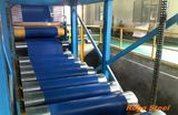 China manufacturer ppgi ppgl coil film blue sheet metal product