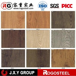 china factory direct sale Wooden Pattern Prepainted Iron Sheet for Door